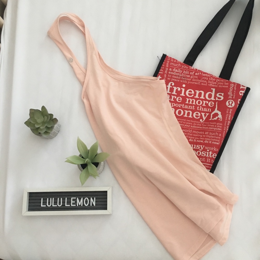 LULULEMON Peach Racer Back Tank Top